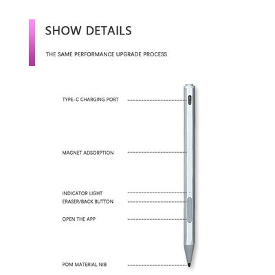 Contact Pen Active Stylus Pencil WR19 3.7V d'écran de génération de rejet de paume 2ème