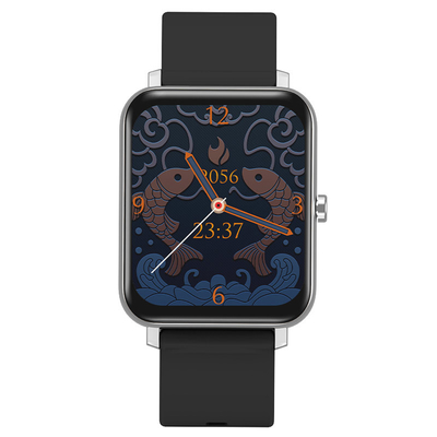 Véritable rappel de message sanguin SpO2 Sport Smartwatch Montre intelligente numérique pour hommes