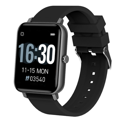 Véritable rappel de message sanguin SpO2 Sport Smartwatch Montre intelligente numérique pour hommes