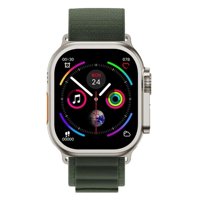 Montre diabétique Z69 Siri Voice Assistant de soutien ultra double mode de moniteur de glucose