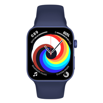 IP6X ECG Wifi Android Smartwatch 4G i7 avec la bande bleue de sport d'abîme