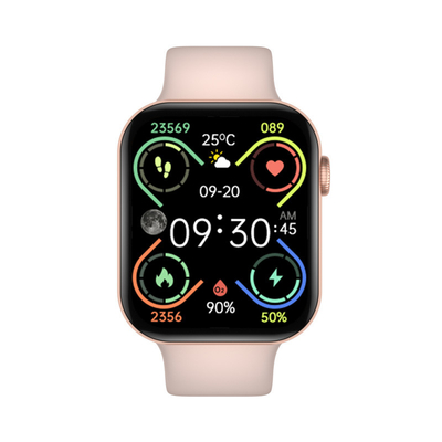 NFC Smartwatch de l'écran divisé 44mm pour la construction de téléphone portable d'Android dans des jeux de Digital
