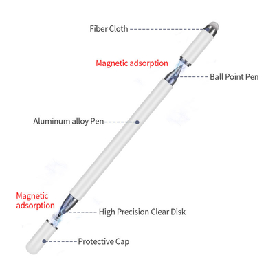 Génération de Pen For Android de contact en aluminium universel du téléphone JB03 2ème 16cm