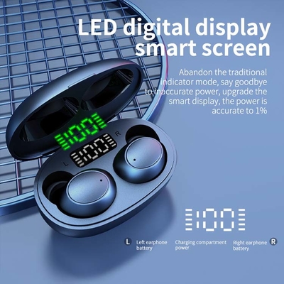 stéréo sans fil de haute fidélité Earbud de Bluetooth de la batterie 40H pour le jeu de sports de musique