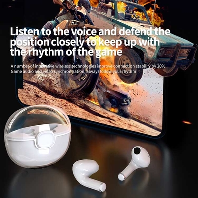Véritable Earbuds bruit stéréo sans fil d'ODM 300mAh décommandant des écouteurs